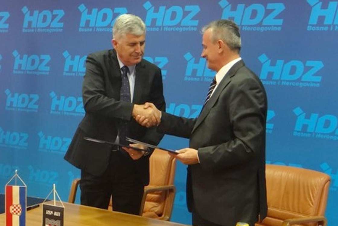 HDZBiH i HSP BiH potpisali sporazum o političkoj suradnji | ABC
