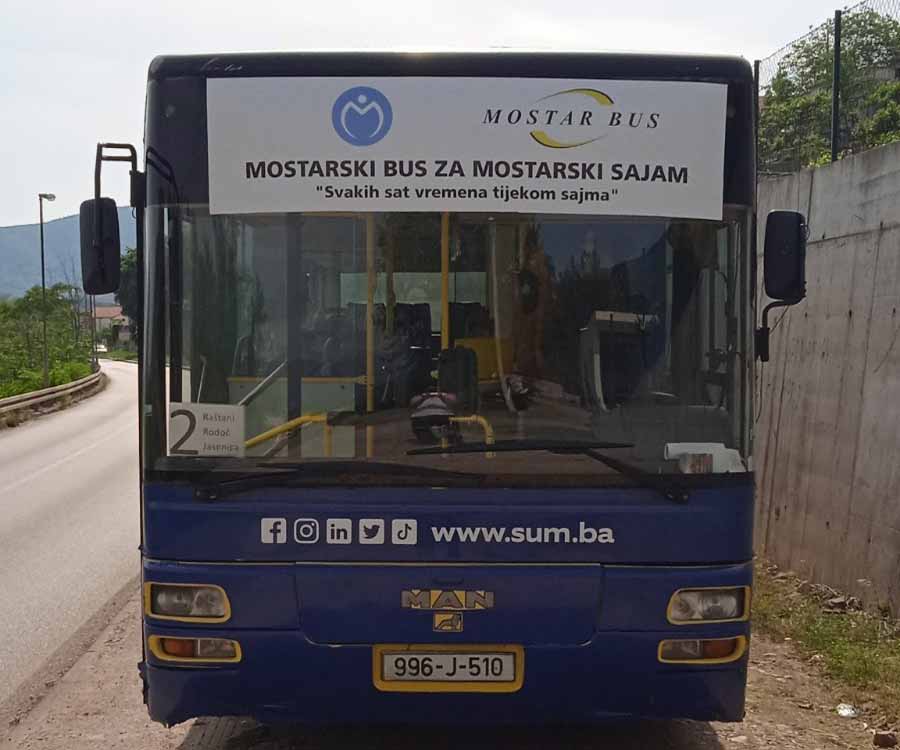 Mostarski Bus za Mostarski sajam – ”Svakih sat vremena tijekom sajma”