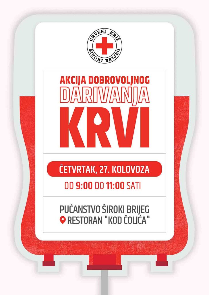 darivanje krvi poziv siroki 1
